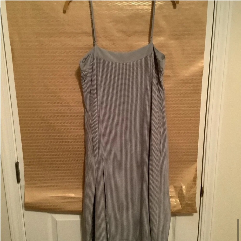 Calvin Klein Gray Spaghetti Strap Slip Dress Cocktail
